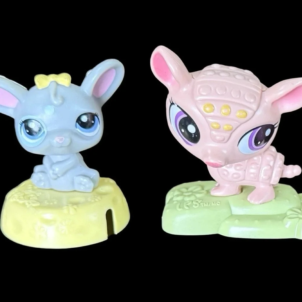 Hasbro Littlest Pet Shop LPS McDonald's Toys Lot Of 3